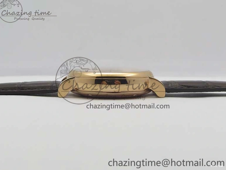 MIROTIME 0220 Efficient Portofino Chrono RG ZF 1:1 Best Edition White Dial on Brown Leather Strap A 7151